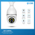 V380 Q17S CCTV Wireless Outdoor Waterproof Auto Tracking 360° 10M Night Vision CCTV With E27 Standard Lamp Holder