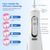 Suntex Portable water flosser oral irrigator Teeth cleaning pulse water deep cleaning teeth Large water tank